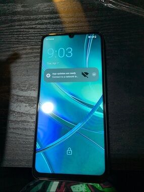 Black Android A67L Smartphone 6.0" Display